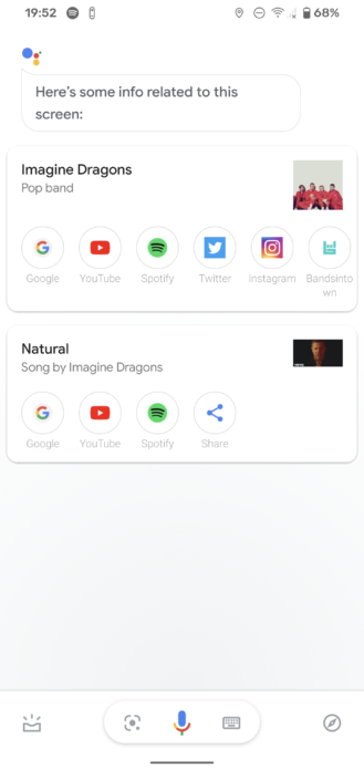 Google Assistant"Vad är på min skärm" gör ett överraskande comeback efter att jag försvann i maj förra året 4