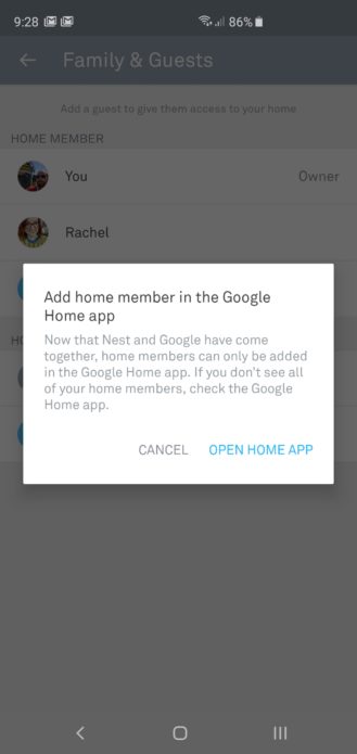 Google kommer nu att låta alla hushållsmedlem ta bort dig från ditt eget Nest-konto 2