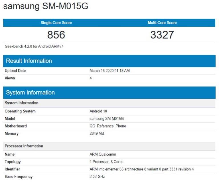 Samsung arbetar med Galaxy M01, en ny avancerad smartphone 1