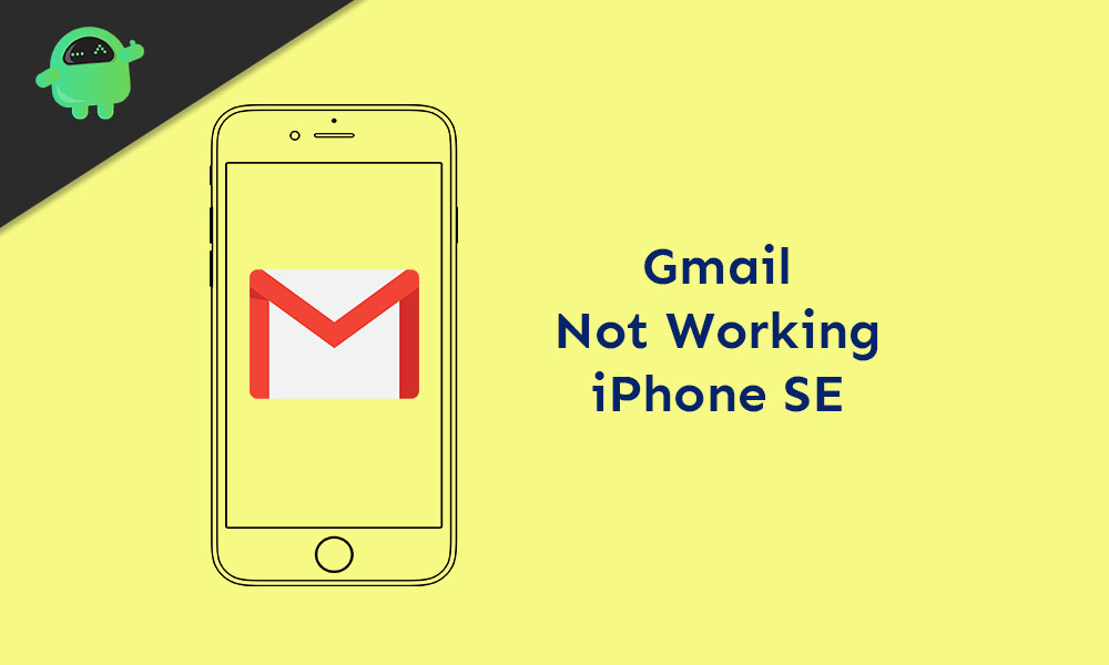 Fix Gmail fungerar inte, fortsätter att krascha på iPhone SE 1