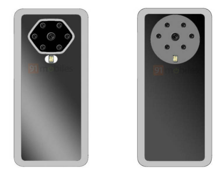 OPPO: patentet tillägnad en smartphone med 7 kameror 1