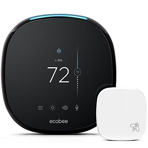 ecobee4 Smart termostat med inbyggd Alexa, rumssensor ingår