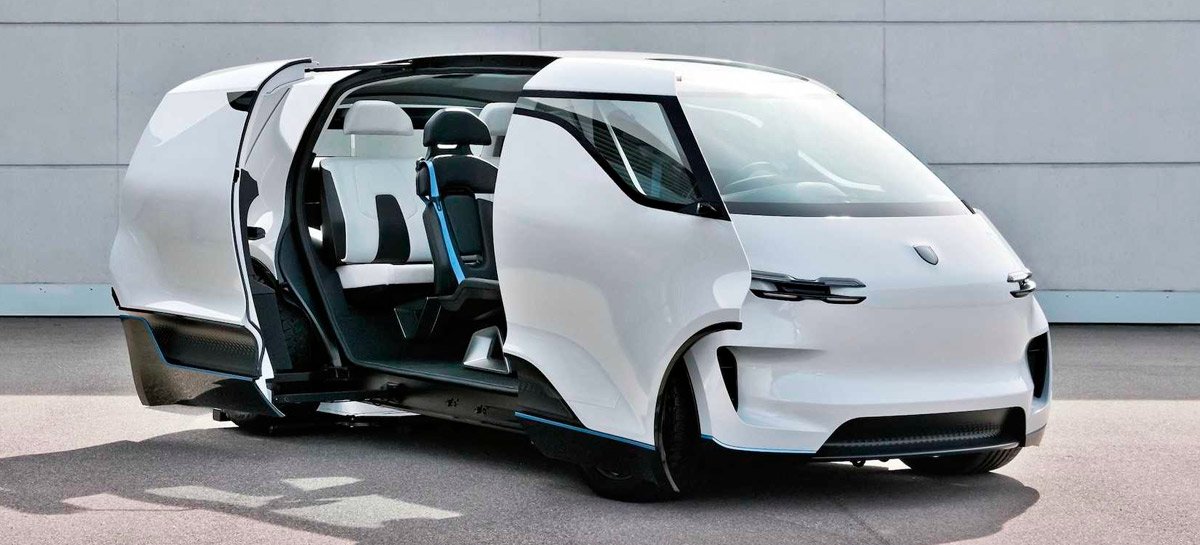 Kombi do futuro: veja o visual ousado da van elétrica revelada pela Porsche