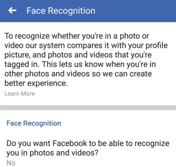 Facebook usará o reconhecimento facial para fazer login Você sabia? 2