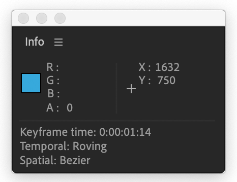 Tutorial em vídeo: Como ajustar quadros-chave no Adobe After Effects - Exibir dados do quadro-chave