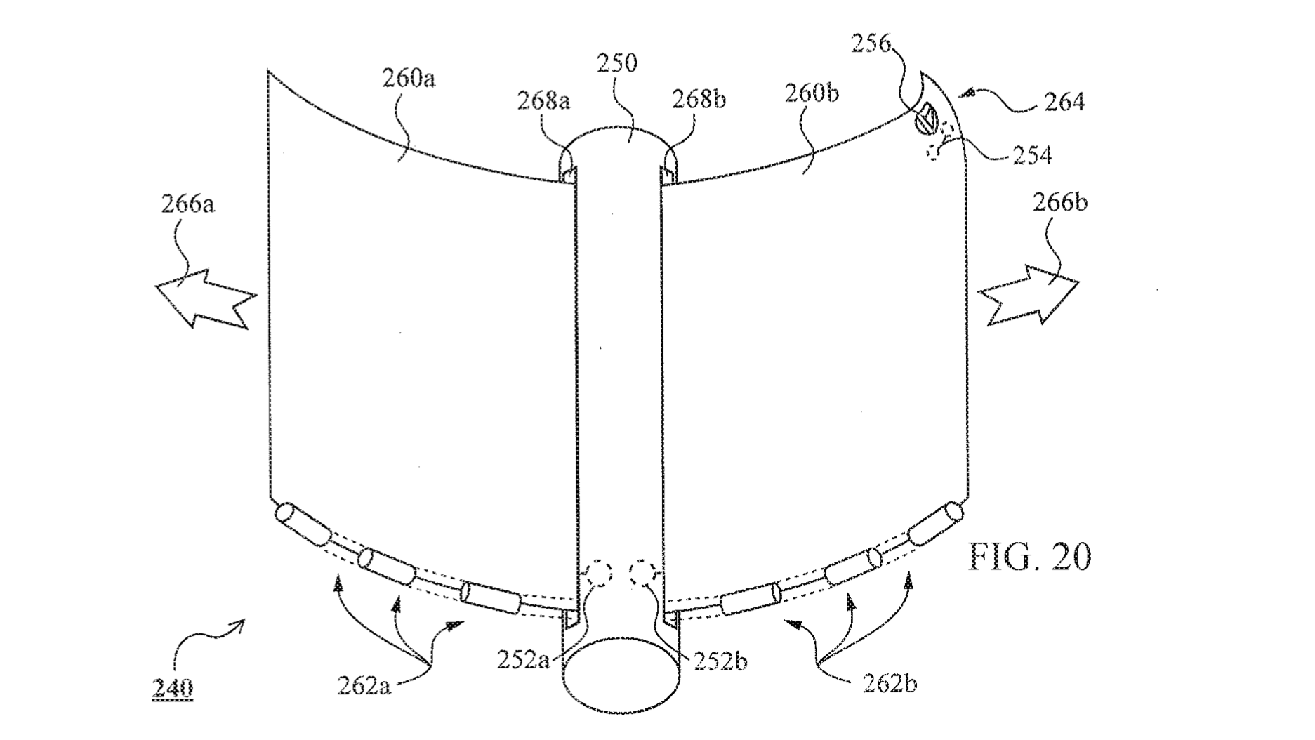 A patente da Samsung revela centenas de desenhos bizarros mostrando o que a tela no Galaxy S11 poderia parecer