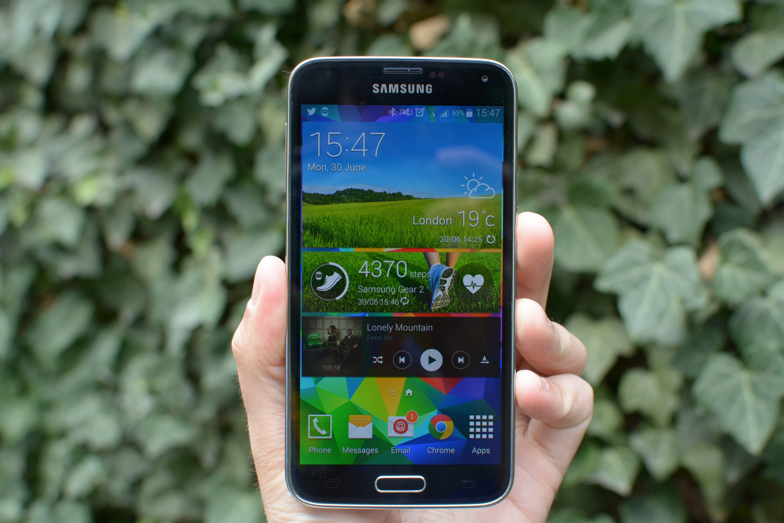 Samsung Galaxy Revisão S5: existem alternativas em 2019?