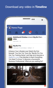 baixar vídeos de Facebook com Android video downloader face para fb 2