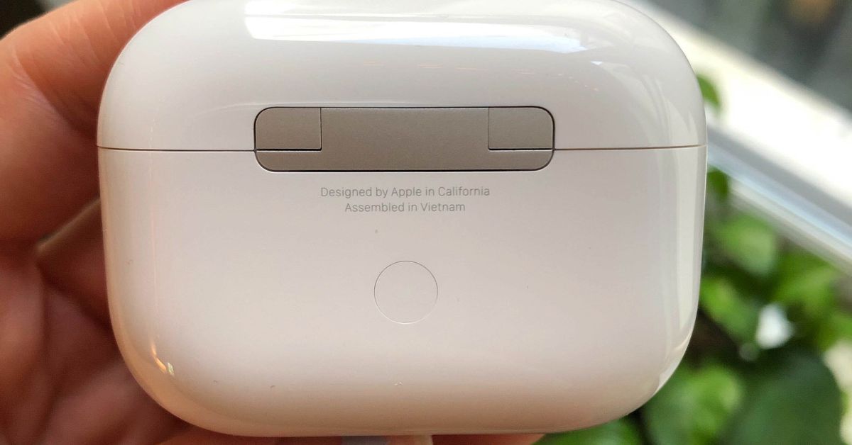 Apple mudou alguns AirPods Pro fabricação da China para o Vietnã
