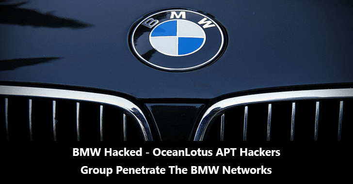 BMW hackeado - grupo de hackers OceanLotus APT penetra nas redes da BMW