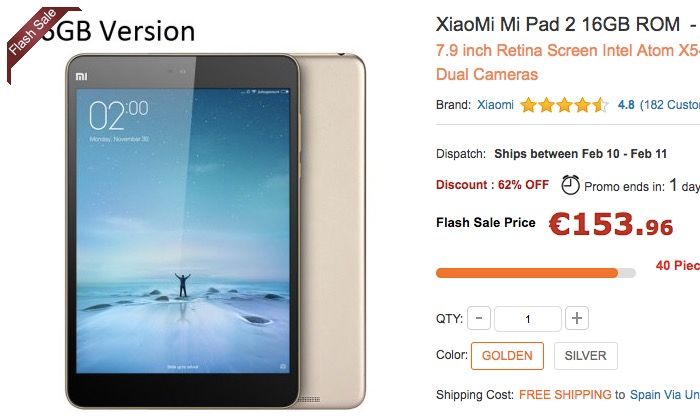 comprar o Xiaomi Mi Pad 2 oferta barata