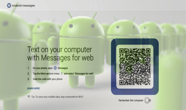 Mensagens Android para a Web são oficialmente lançadas