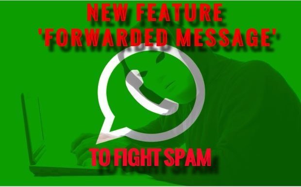 Um novo recurso da mensagem encaminhada do WhatsApp para ajudar a combater o spam