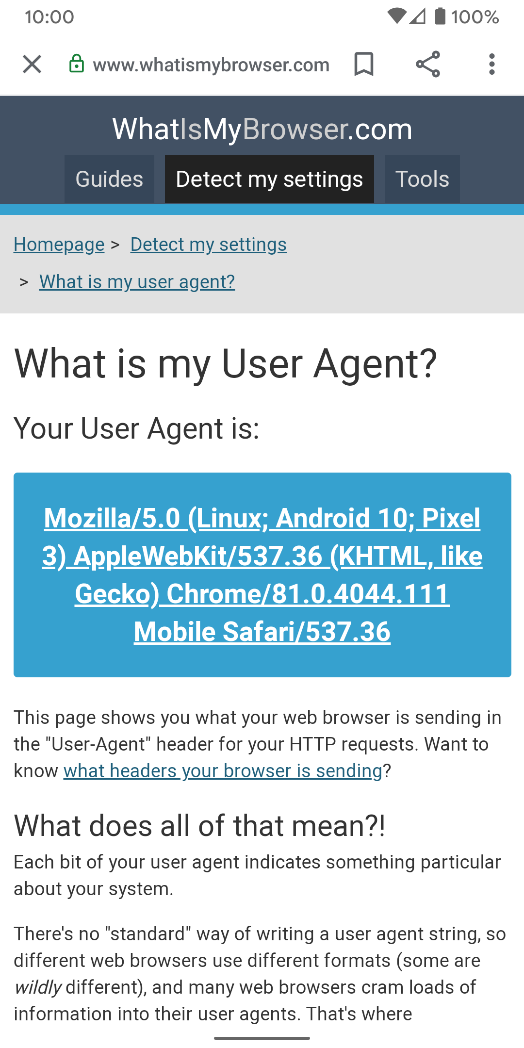 google-app-navegador-usuário-agente