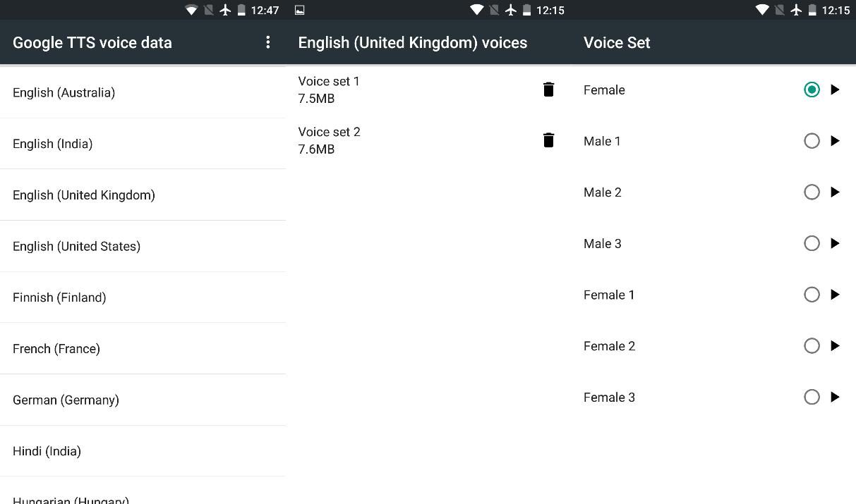 A atualização de conversão de texto em fala do Google adiciona várias vozes masculinas e femininas