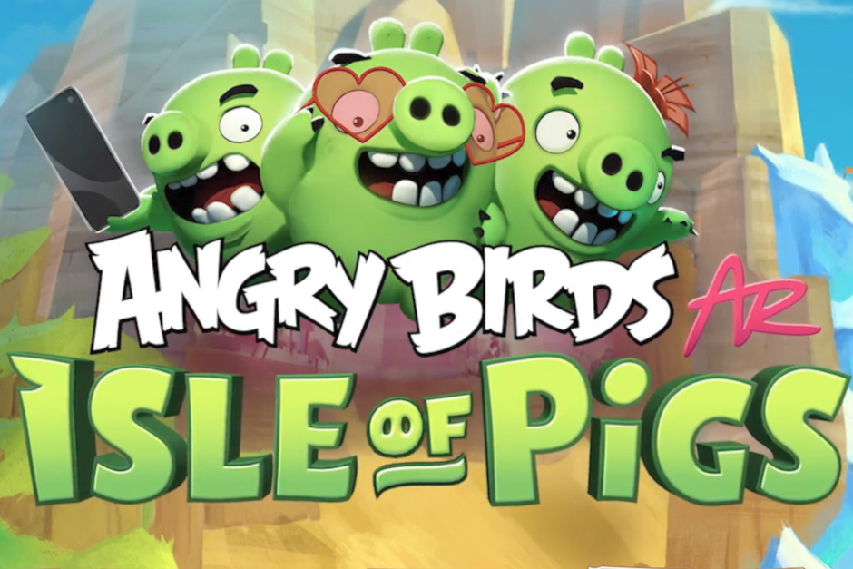 Angry Birds jogo de realidade aumentada para celular lançado como Apple prime exclusivo