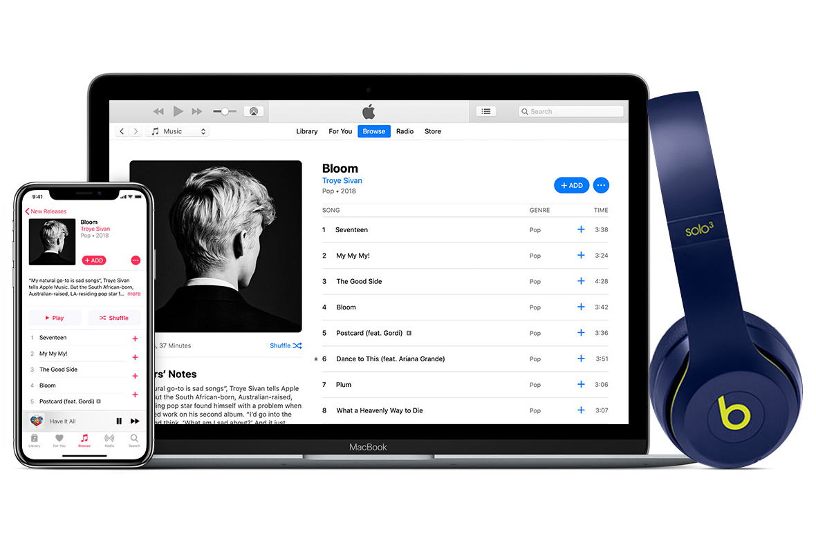 Apple Música sem fôlego tocando o ritmo: a versão web finalmente chega ... na versão beta