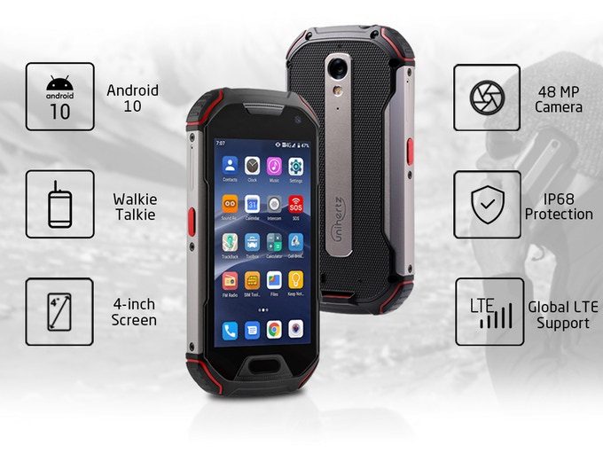 'Atom XL' é um smartphone robusto com 4polegadas de tela e Android 10 1