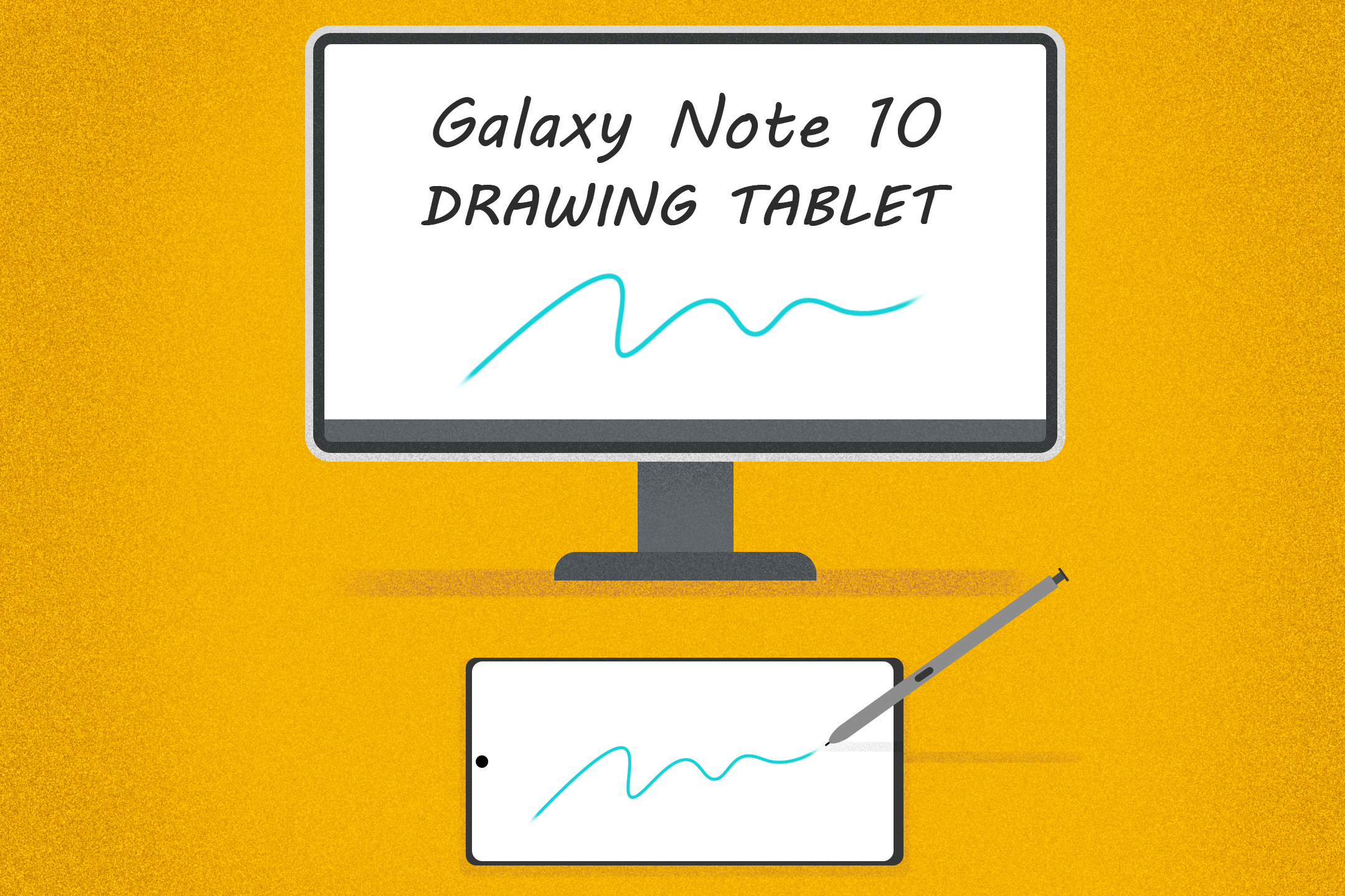 Como virar o Galaxy Nota 10 em um tablet de desenho
