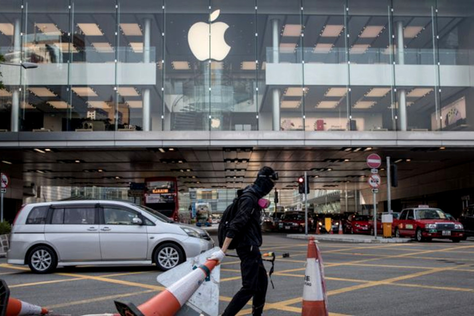 Dobrado em aplacar a China, Apple proíbe um aplicativo de localização da polícia de Hong Kong