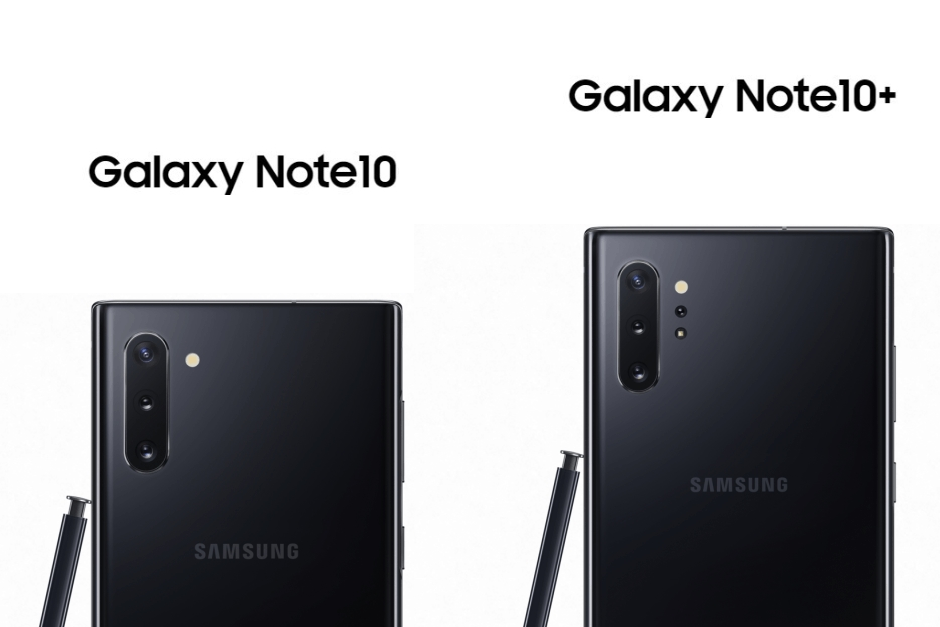 Galaxy Nota 10 vs 10+ especificações e comparação de preços