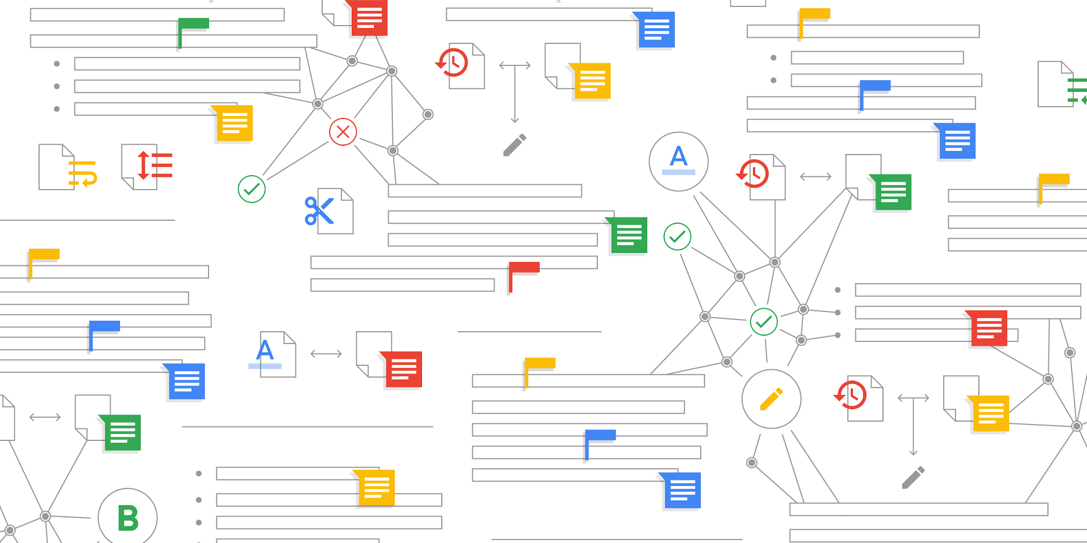 Google Docs na Web testando visualizações de links convenientes