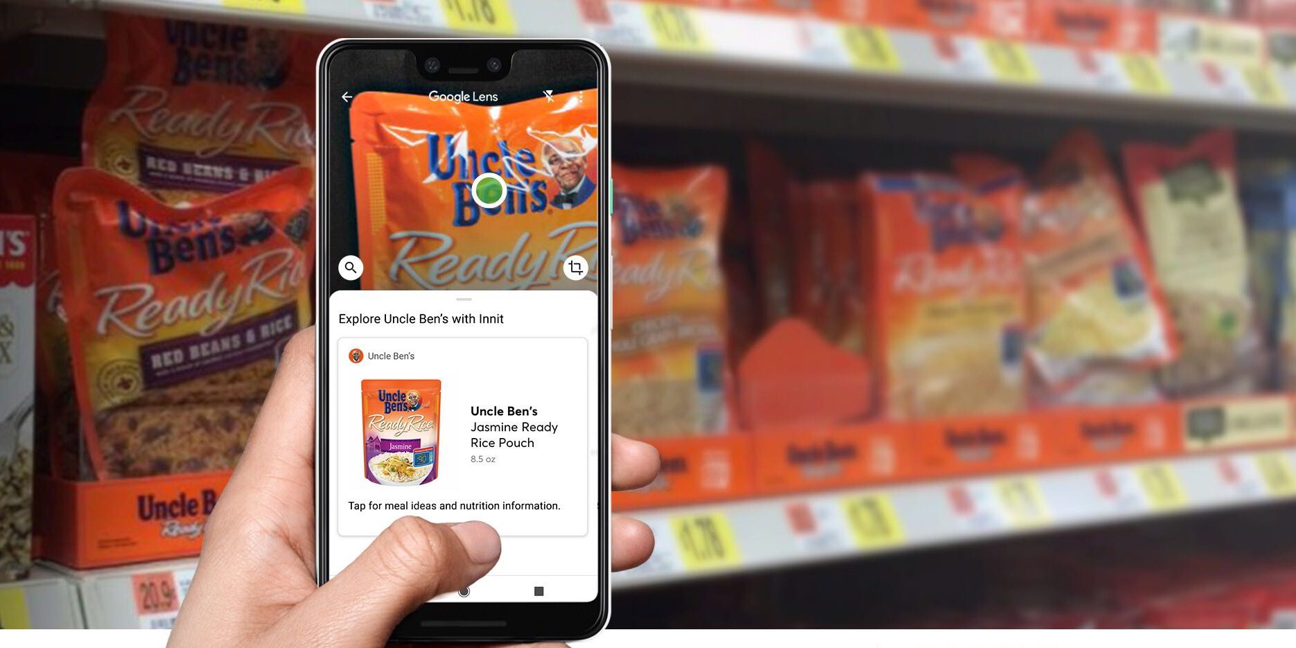 Google Lens obtém a primeira integração AR de supermercado e supermercado