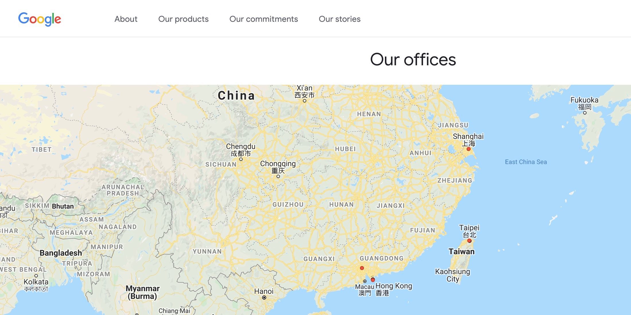 Google fecha temporariamente escritórios na China, Hong Kong e Taiwan devido a coronavírus