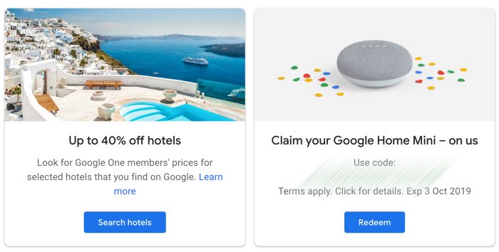 Google oferece Home Mini gratuito para assinantes do Google One no Reino Unido