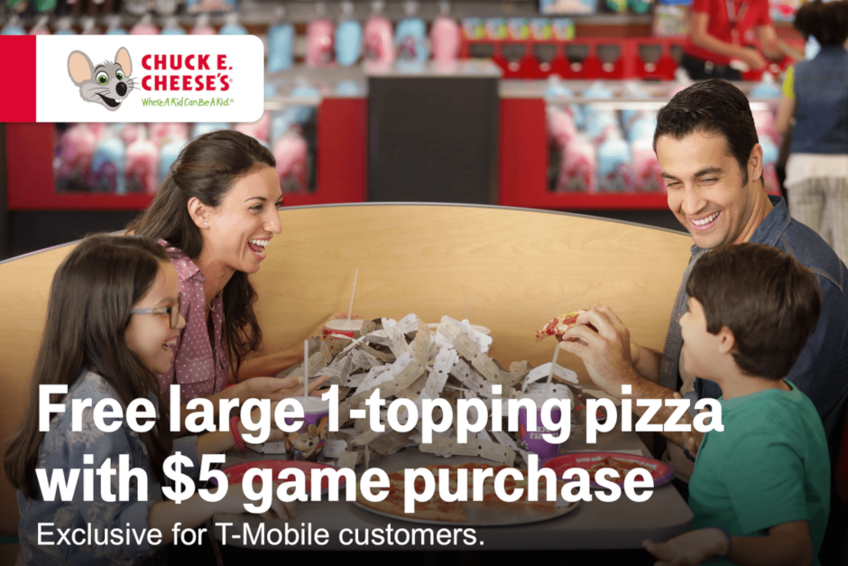 Na próxima terça-feira, os assinantes da T-Mobile recebem pizza grátis para acompanhar suas tacos e café