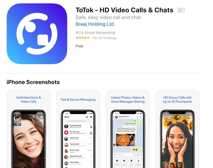 O aplicativo de mensagens ToTok, supostamente usado para espionagem em massa, foi removido do Google Play novamente 1