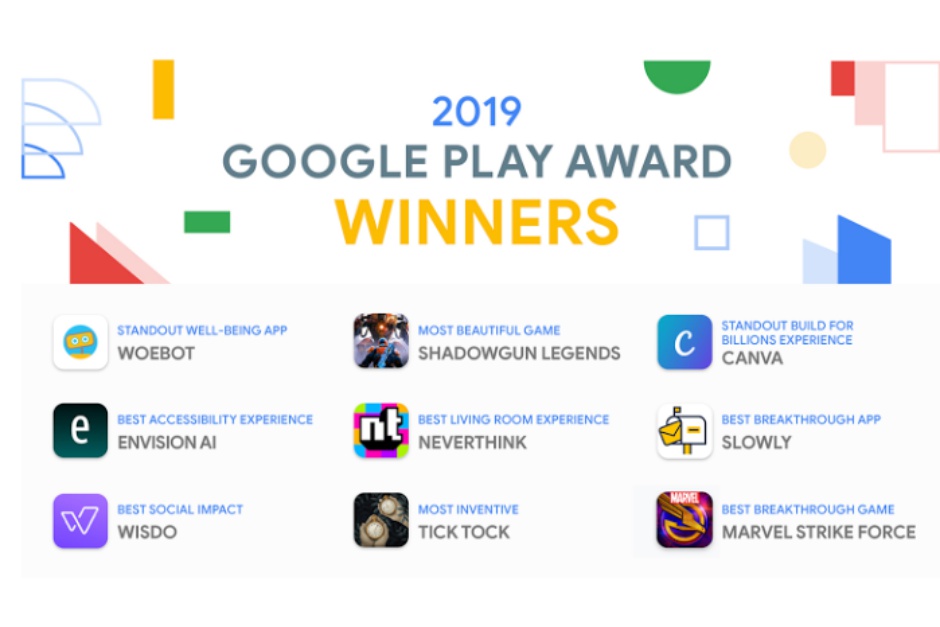 Os vencedores deste ano do Google Play Award incluem vários aplicativos e jogos para Android que você deve experimentar
