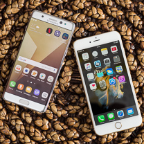 Samsung Galaxy Nota 7 vs Apple iPhone 6s Plus
