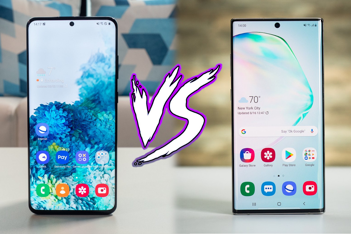 Samsung Galaxy S20 Ultra 5G vs Note 10+: características, tamanho e comparação de design 1
