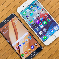 Samsung Galaxy S6 edge + vs Apple Iphone 6 Mais