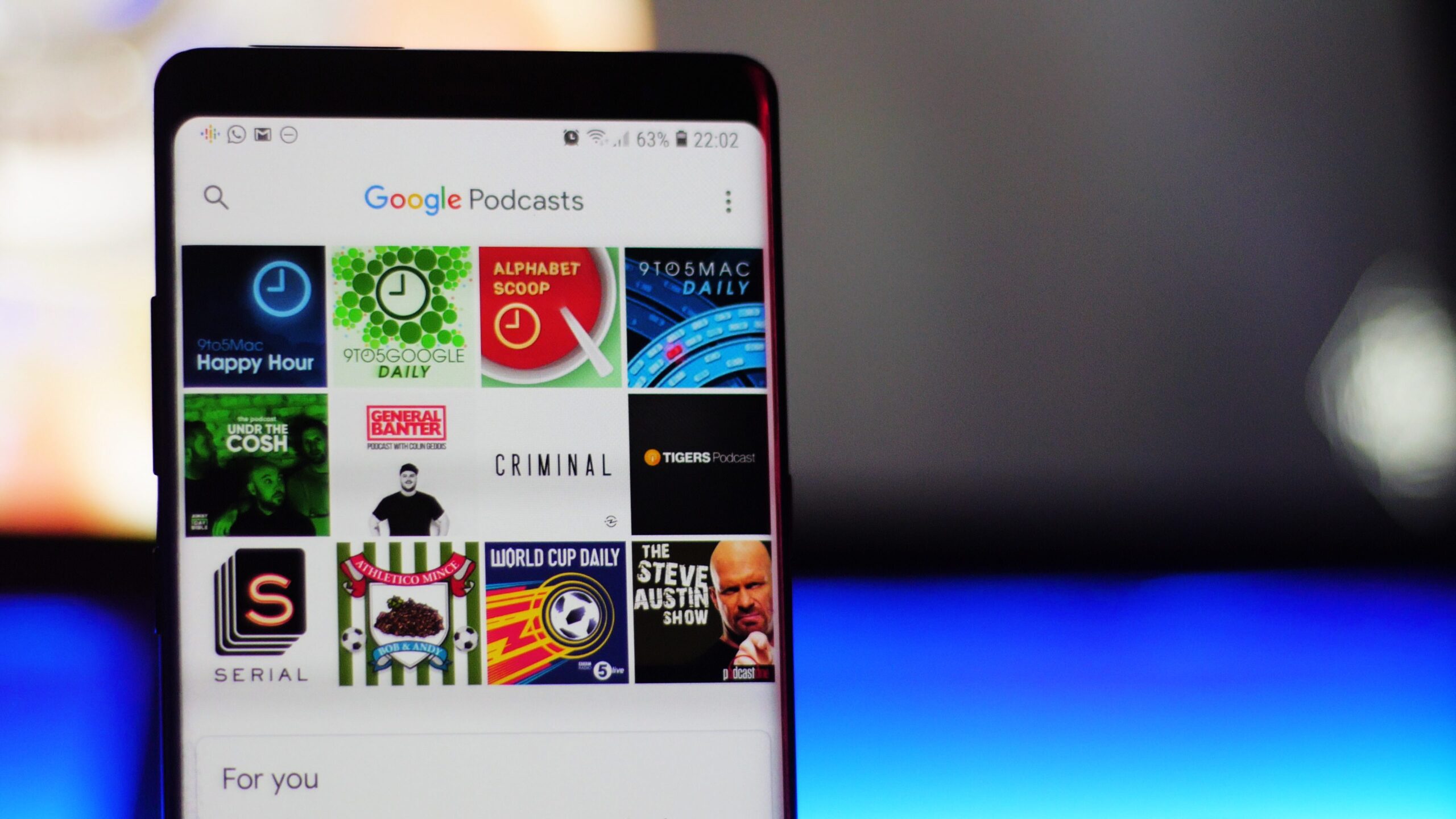 [Update: Live] Podcasts do Google para Android que adicionam pesquisa de episódios esta semana